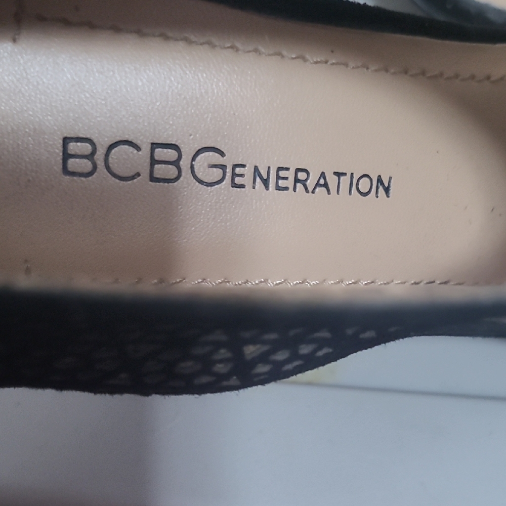 BCBGeneration Black Laser-Cut Heels - Picture 2 of 9